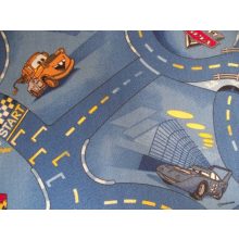 Rally Autóverseny-pálya gyerekszőnyeg 200 x 200 cm