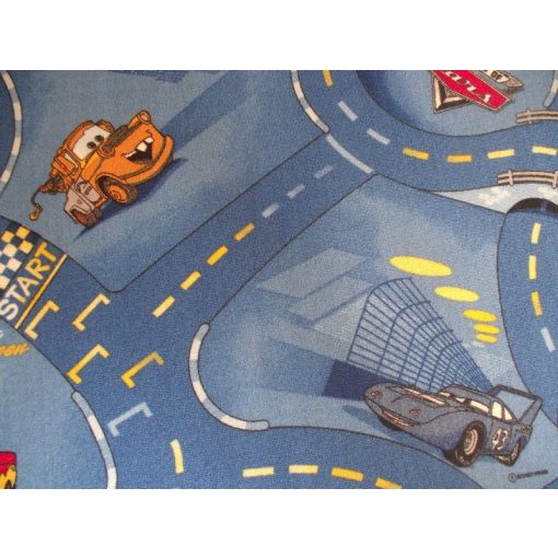 Rally Autóverseny-pálya gyerekszőnyeg 200 x 200 cm