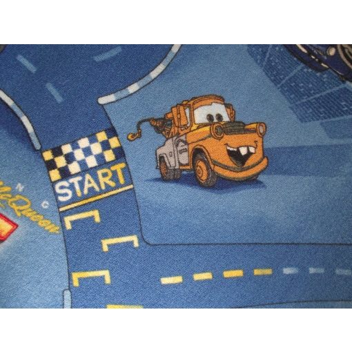 Rally Autóverseny-pálya gyerekszőnyeg 200 x 200 cm
