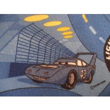 Rally Autóverseny-pálya gyerekszőnyeg 200 x 200 cm