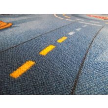 Rally Autóverseny-pálya gyerekszőnyeg 200 x 200 cm