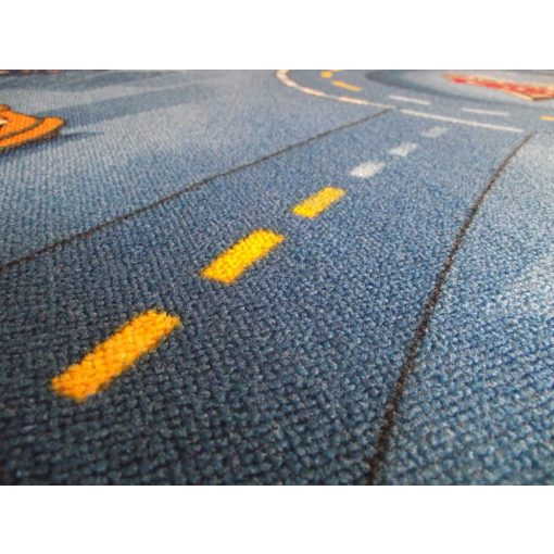 Rally Autóverseny-pálya gyerekszőnyeg 200 x 200 cm