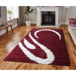 Carpi Shaggy Meggypiros szőnyeg 80 x 150 cm