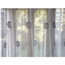 Gyopárka Fehér Jacquard Függöny 250 x 300 cm