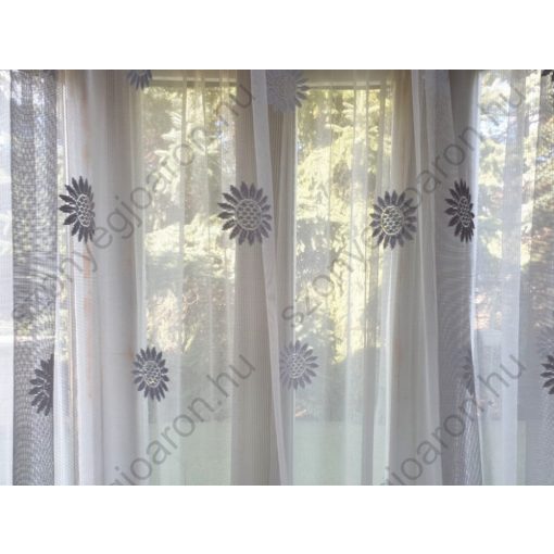 Gyopárka Fehér Jacquard Függöny 250 x 300 cm