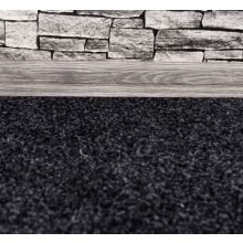 Strapabíró Ipari Filc Padlószőnyeg Antracit 4 m széles Edző-, fitness termekbe