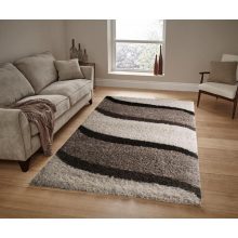 Klára Bézs Arany Shaggy Szőnyeg 125 x 200 cm