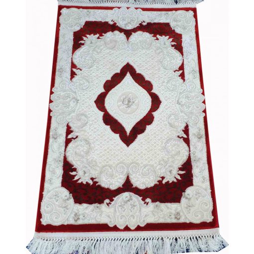 Adolár Exclusive Prémium Szőnyeg Bordó Fehér 70 x 100 cm