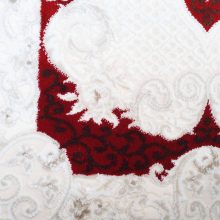 Adolár Exclusive Prémium Szőnyeg Bordó Fehér 70 x 100 cm