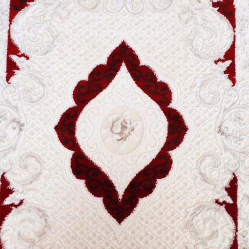 Adolár Exclusive Prémium Szőnyeg Bordó Fehér 70 x 100 cm