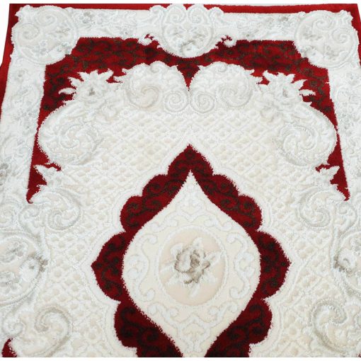 Adolár Exclusive Prémium Szőnyeg Bordó Fehér 70 x 100 cm