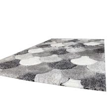 Orchidea Virágmintás Lila Shaggy Szőnyeg 200 x 280 cm