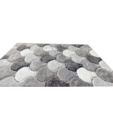 Orchidea Virágmintás Lila Shaggy Szőnyeg 200 x 280 cm