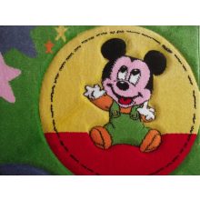 Plútó és Mickey Zöld gyerekszőnyeg