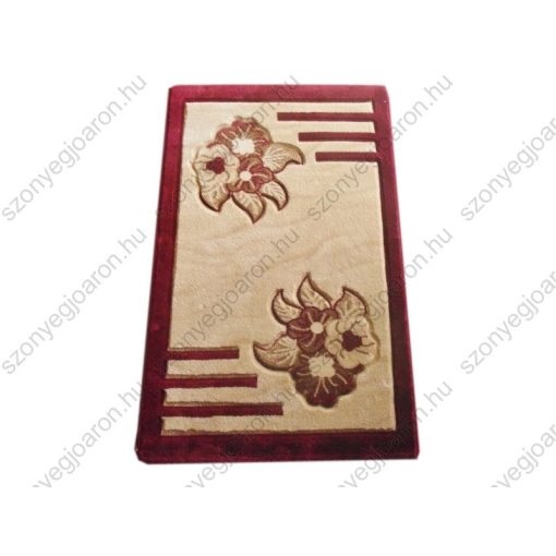 Agatha Bordó Krém Szőnyeg 80 x 150 cm