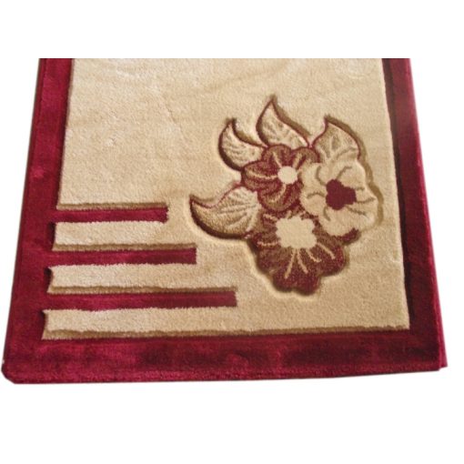 Agatha Bordó Krém Szőnyeg 80 x 150 cm