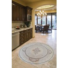 Agropoli kerek klasszikus szőnyeg 200 cm bézs