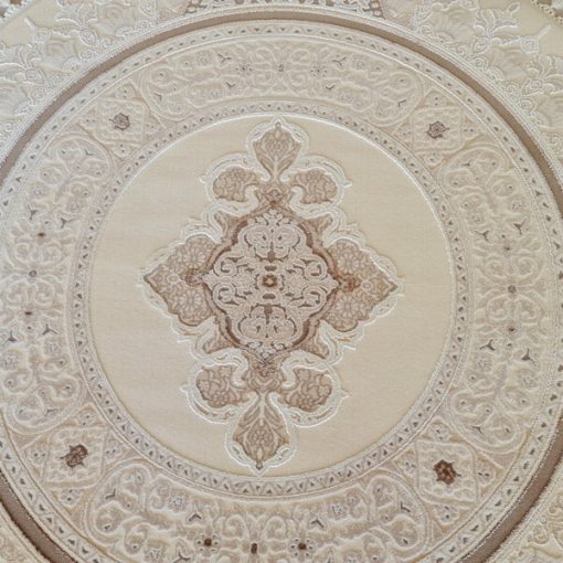 Agropoli kerek klasszikus szőnyeg 200 cm bézs