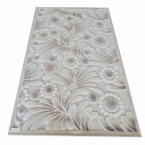 Almanda puha futószőnyeg 80x300 cm virágmintás bézs