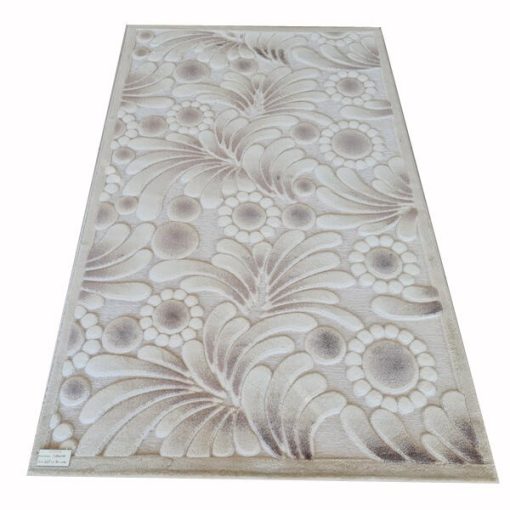 Almanda puha futószőnyeg 80x300 cm virágmintás bézs