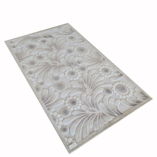 Almanda puha futószőnyeg 80x300 cm virágmintás bézs