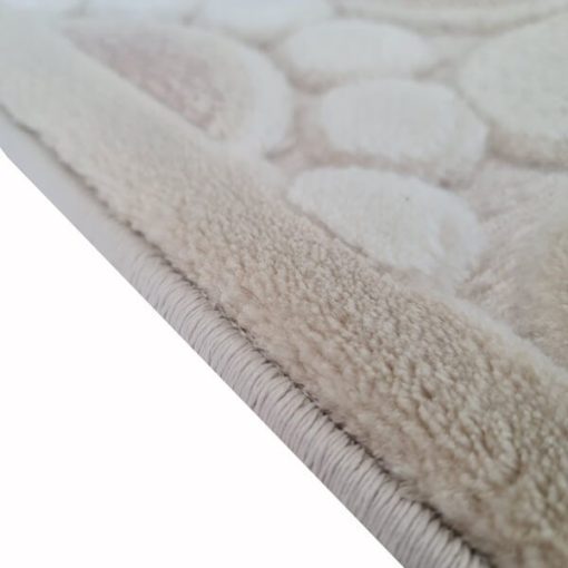 Almanda puha futószőnyeg 80x300 cm virágmintás bézs