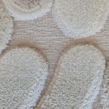 Almanda puha futószőnyeg 80x300 cm virágmintás bézs