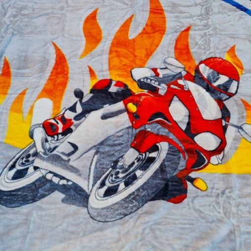 Angelotti Full Vastag Gyerek Pléd Motoros Ágytakaró Kék 160 x 220 cm