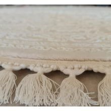 Aniello kerek klasszikus szőnyeg 200 cm bézs