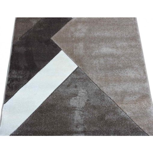 Anikó Modern Futószőnyeg Krém Bézs Barna 80 x 300 cm