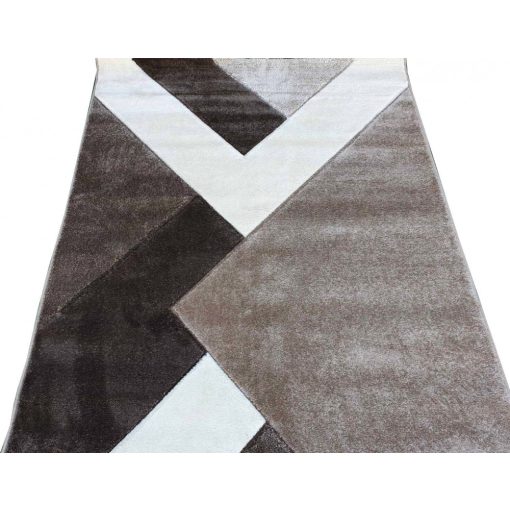 Anikó Modern Futószőnyeg Krém Bézs Barna 80 x 300 cm