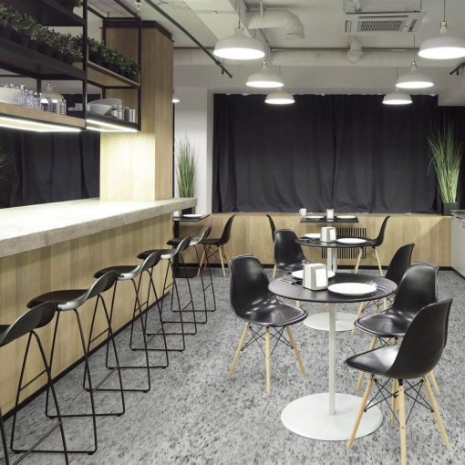 Antritt vinyl padló ipari PVC világos szürke 2 m 3 m és 4 m széles