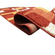 Argentin modern szőnyeg 200 x 280 cm narancs kockás