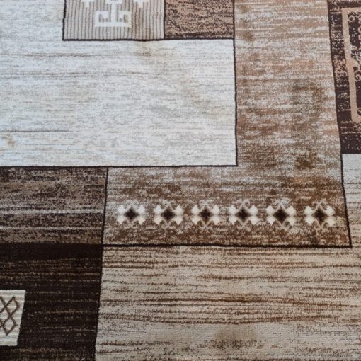 Aricia Modern Bézs Barna Szőnyeg 125 x 200 cm