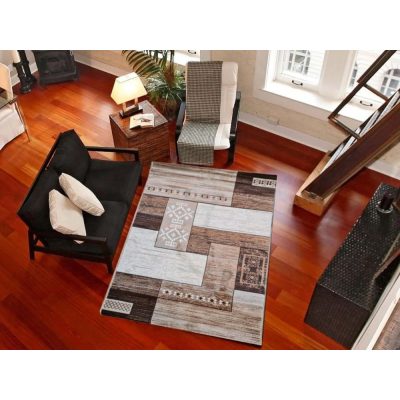 Aricia Modern Barna Szőnyeg 80 x 150 cm