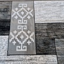 Avantika Modern Szürke Futószőnyeg 80 x 300 cm