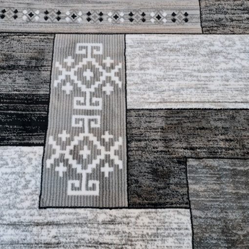 Avantika Modern Szürke Futószőnyeg 80 x 300 cm