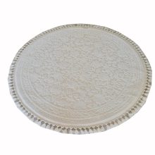 Amini Kerek Klasszikus Szőnyeg Bézs 120 cm