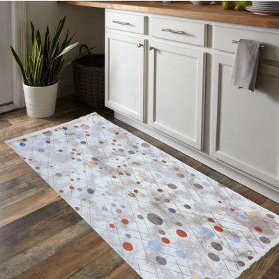 Zséda mosható Szürke pöttyös szőnyeg 200 x 290 cm