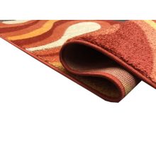 Erecske Domborított Bézs Barna Szőnyeg 120 x 170 cm