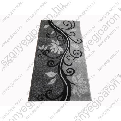 Runner fekete - fehér Futószőnyeg 80 x 300 cm