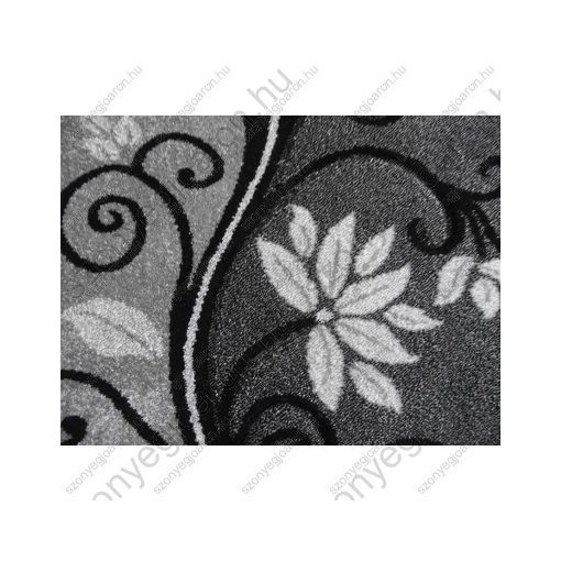Runner fekete - fehér Futószőnyeg 80 x 300 cm