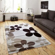 Tímea Bézs Barna Nyírt szőnyeg 120 x 170 cm