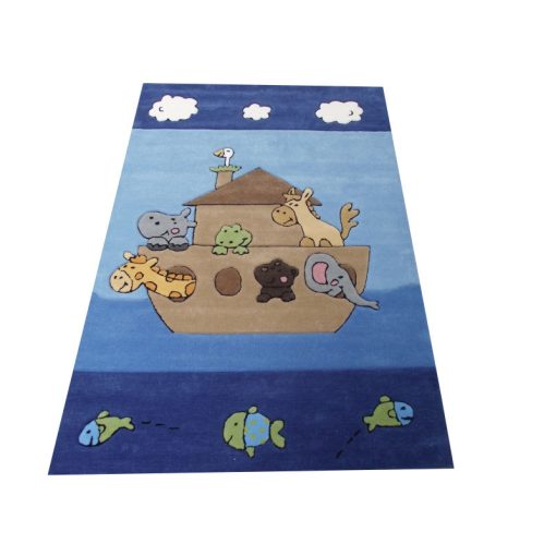 Teki Hóci Pő és Barátai Kék Gyerekszőnyeg 120 x 180 cm