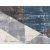 Babilon barna kék szürke modern szőnyeg 125 x 200 cm