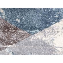 Babilon modern szőnyeg bézs barna szürke kék 80 x 150 cm