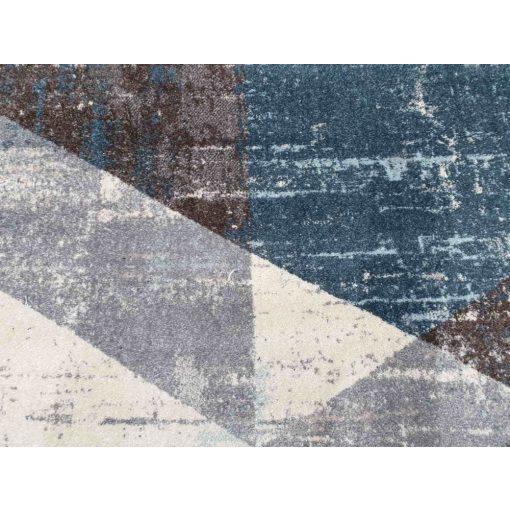 Babilon barna kék szürke modern szőnyeg 70 x 100 cm 