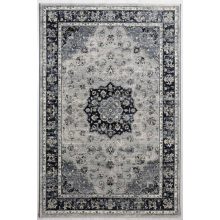 Bajnok Szürke Kék Klasszikus Nagyméretű Szőnyeg 200 x 290 cm