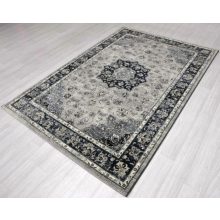 Bajnok Szürke Kék Klasszikus Nagyméretű Szőnyeg 200 x 290 cm