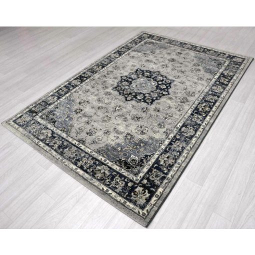 Bajnok Szürke Kék Klasszikus Nagyméretű Szőnyeg 200 x 290 cm